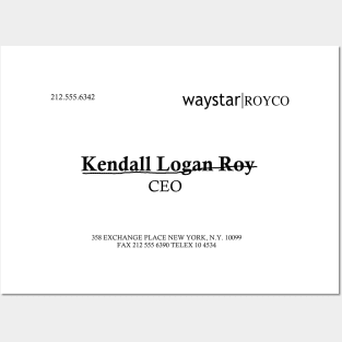 CEO KEndall Logan Roy Posters and Art